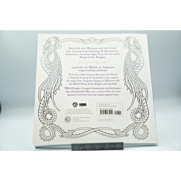 House of the Dragon Official Coloring Book Game of Thrones HBO 2024 - Picture 2 of 8